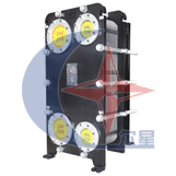 BR06型不等截面板式換熱器 